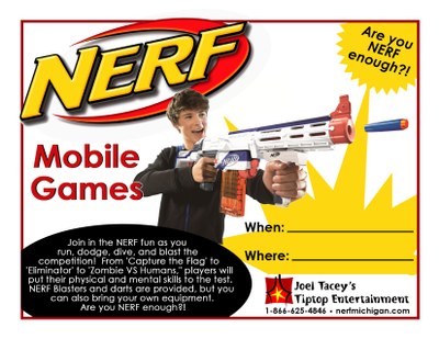 NERF and Summer Reading Party!