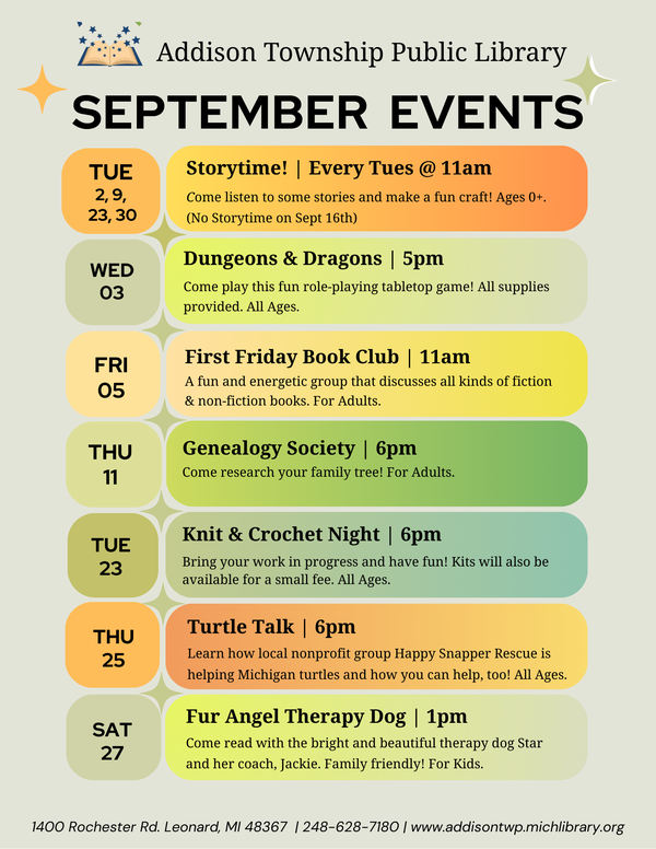 September Events 2025