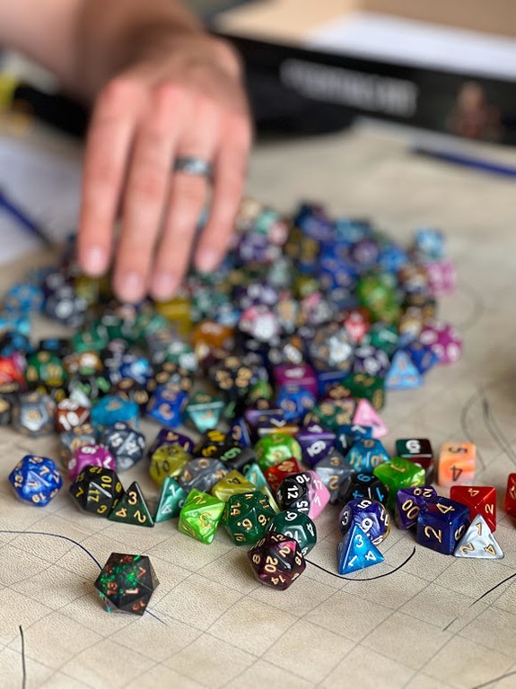 Dice for Dungeons and Dragons